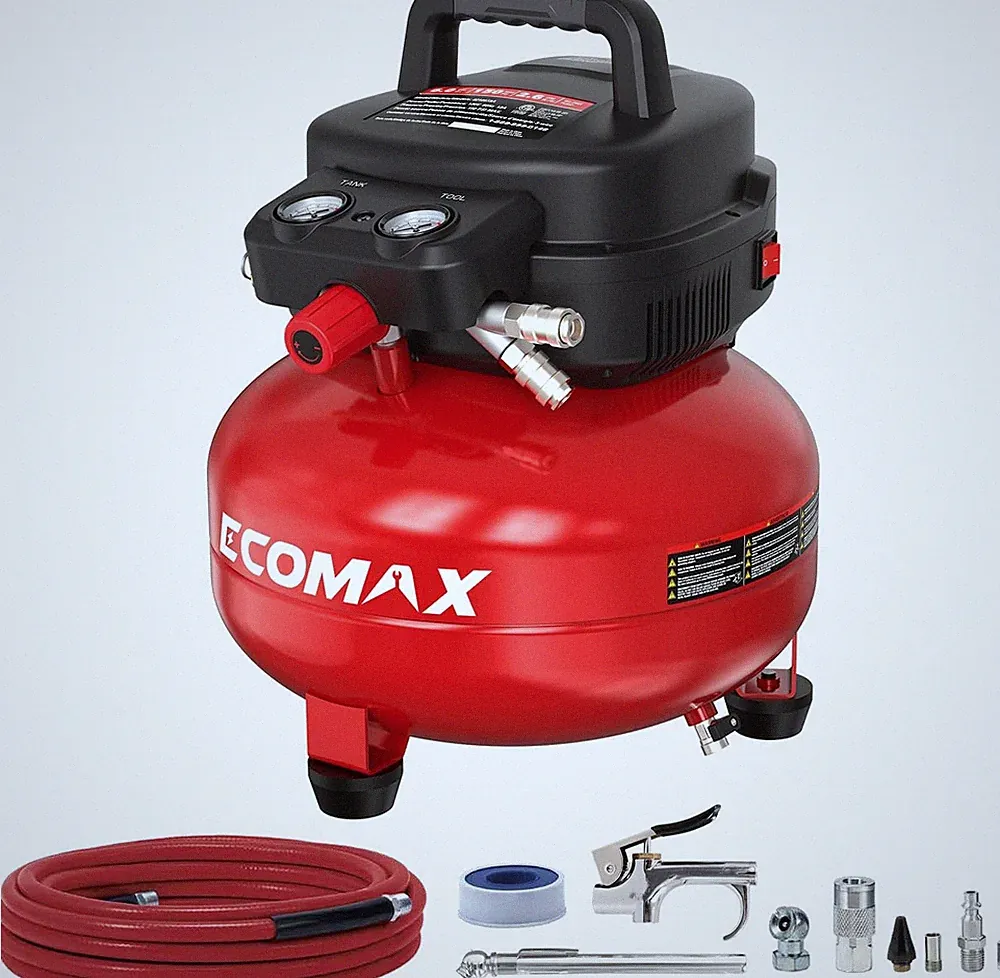 6 Gallon 150 PSI Pancake Air Compressor Kit